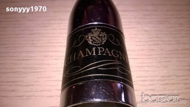 Champagne-inox-14x4x3см-внос швеицария, снимка 8 - Антикварни и старинни предмети - 16798112