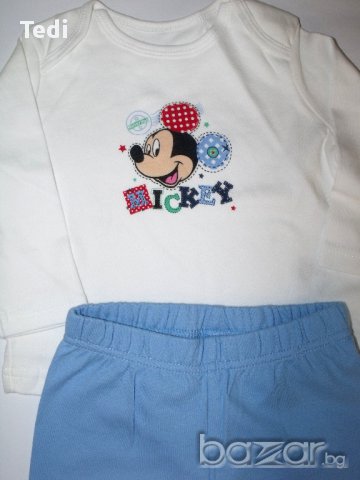 Нова Пижамка Disney/ Мики Маус 6-9 мс., снимка 4 - Бебешки пижами - 11709638