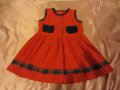 РОКЛЯ детска- кадифе;САКО/жакет/;рокля с фуста;, снимка 3