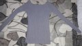 Блуза с деколте лодка в сиво., снимка 1 - Блузи с дълъг ръкав и пуловери - 12571609