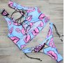 Бански костюм с бюстие различни десени и размери, снимка 2