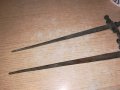 антики-31х7см-2бр ретро ножове-метал-внос швеицария, снимка 14