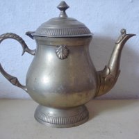 Стар бронзов чайник 2, снимка 6 - Антикварни и старинни предмети - 19209654