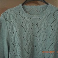 продавам нова дамска блуза  ръчна изработка, снимка 3 - Блузи с дълъг ръкав и пуловери - 20311488