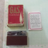 Запалка газова с камъче "Gasfeuerzeug-but luxus-F64/2"-DDR, снимка 2 - Други ценни предмети - 25243701