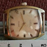 Много рядък позлатен швейцарски часовник"OSCO", снимка 2 - Мъжки - 22847576