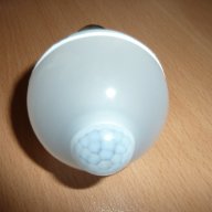 Енергоспестяваща LED 5w лампа с инфрачервен PIR сензор за движение, снимка 2 - Лед осветление - 11869596