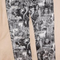 Панталон на модни надписи М размер , снимка 9 - Панталони - 19676000