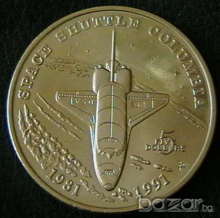 5 долара 1991, Маршалски острови, снимка 1