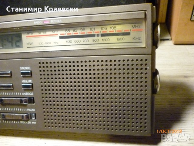 ELITE electronic- tr 1200 uhrenradio - vintage 89 - финал, снимка 4 - Радиокасетофони, транзистори - 23051985