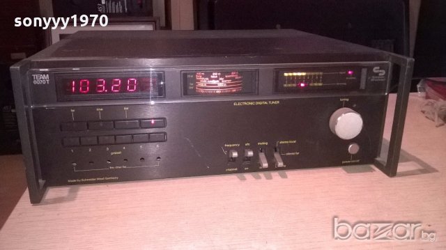 schneider hi-fi concept-ретро тунер-внос швеицария, снимка 3 - Ресийвъри, усилватели, смесителни пултове - 19296518