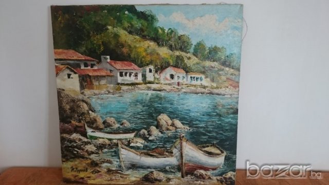 картина масло ивайло узунов 2003г, снимка 8 - Картини - 21181410
