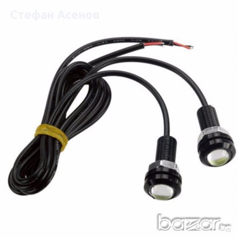 Автоматични кръгли LED дневни светлини, снимка 2 - Аксесоари и консумативи - 19513522