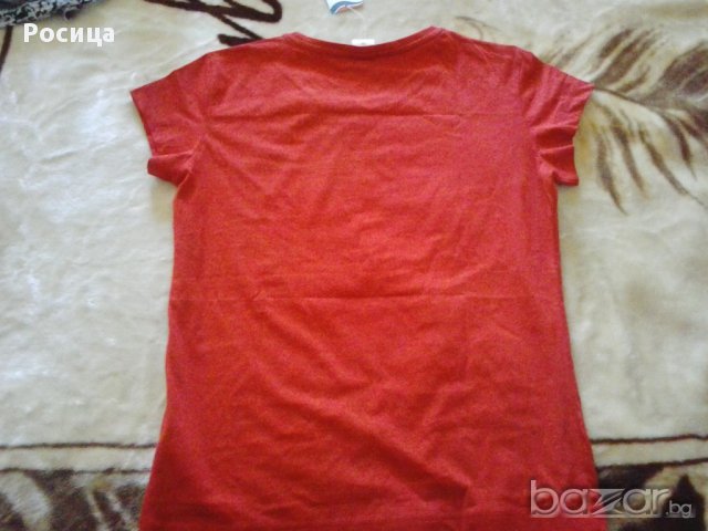 Нова червена блуза, снимка 3 - Тениски - 11154727
