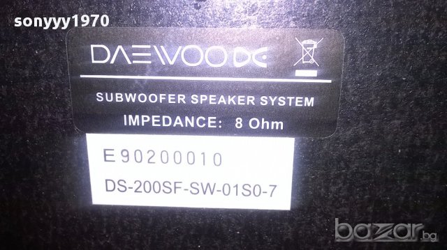 Daewoo буфер+2 колони-внос швеицария, снимка 10 - Тонколони - 13407900