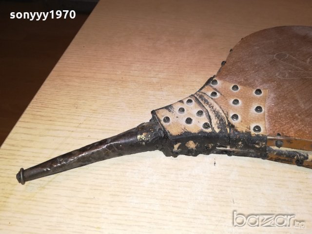 ретро духало-47х20см-внос франция, снимка 6 - Колекции - 20770136