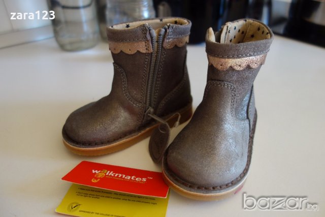 нови кожени ботуши Marks & Spencer, 20ти номер, снимка 10 - Детски боти и ботуши - 18434372