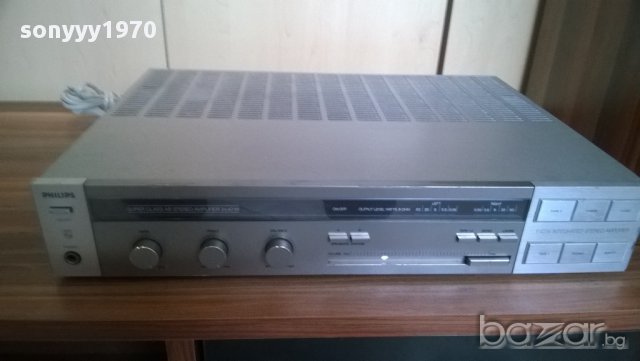 ★ █▬█ 0 ▀█▀ ★ philips f4234/00-stereo amplifier-230w-made in belgium-внос швеицария, снимка 13 - Ресийвъри, усилватели, смесителни пултове - 8939103