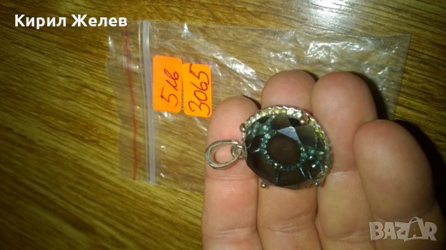 Медальон кристал -222 висулка, снимка 3 - Други - 23981225