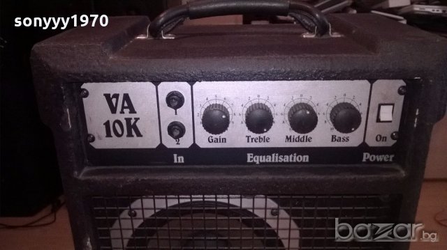 v amp-10k-guitar amplifier-made in england-внос англия, снимка 10 - Ресийвъри, усилватели, смесителни пултове - 19584893