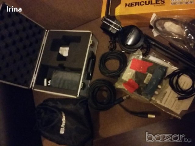 Звукозаписно студио , звукозаписна техника, снимка 2 - Микрофони - 19967209