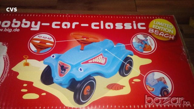 Детска кола BIG-Bobby-Car-Classic с дръжка за родители - нова!, снимка 5 - Коли, камиони, мотори, писти - 20406934