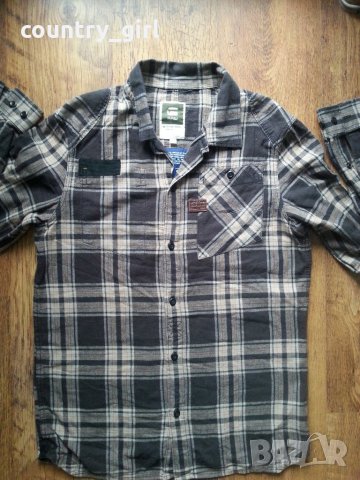 g-star aero takeoff check shirt - страхотна мъжка дебела риза, снимка 7 - Ризи - 22912664