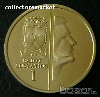 1 долар 2014(Руссо Балт 1909),  Сейнт Еустатиус, снимка 2 - Нумизматика и бонистика - 16983589