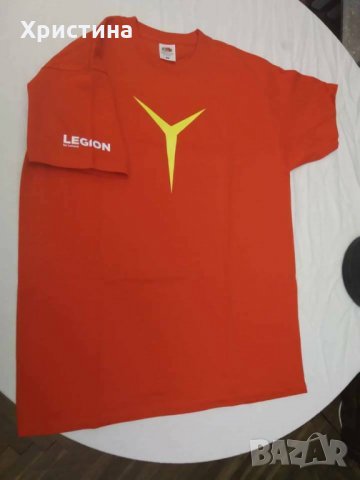 Lenovo Legion червена тениска, снимка 2 - Колекции - 25200344