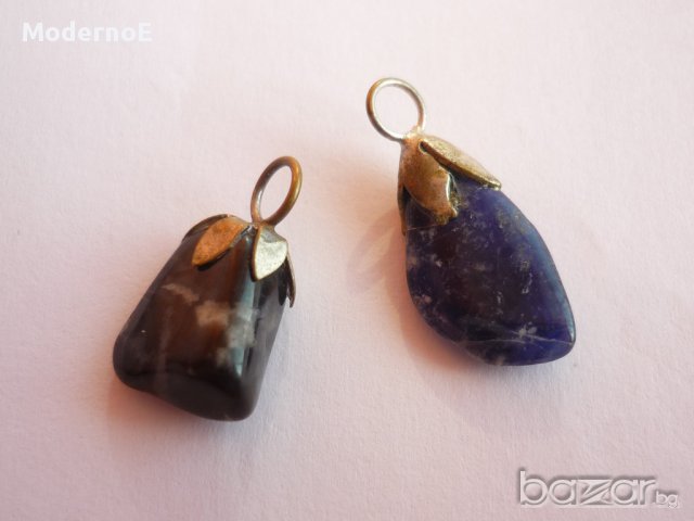 Различни видове висулки - малки естествени камъни, снимка 8 - Колиета, медальони, синджири - 11218928
