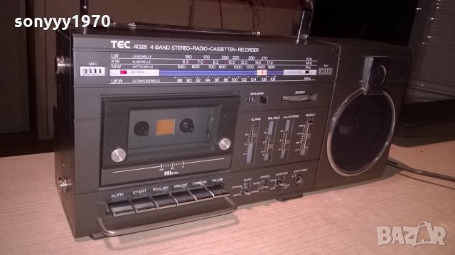 tec 4028 cassete radio recorder-внос швеицария, снимка 3 - Ресийвъри, усилватели, смесителни пултове - 22888622