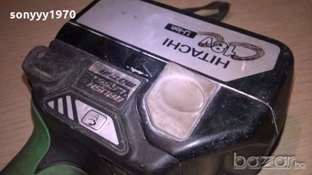 Hitachi ds14dbl+hitachi bsl1830-18v/3.0ah li-ion-made in japan, снимка 10 - Други инструменти - 18201627