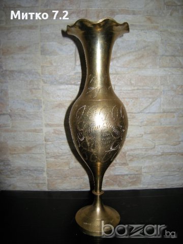 бронзова  ваза, снимка 2 - Антикварни и старинни предмети - 17071191