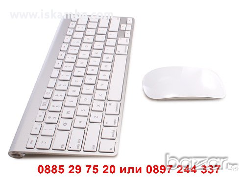 Супер тънка безжична клавиатура и мишка, снимка 6 - Клавиатури и мишки - 12254021