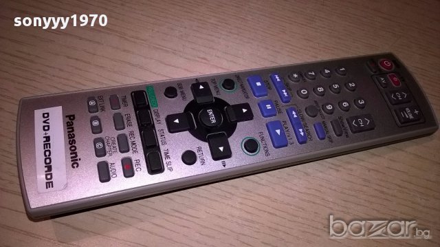 Panasonic dvd-recorder remote-внос швеицария, снимка 2 - Ресийвъри, усилватели, смесителни пултове - 17631152