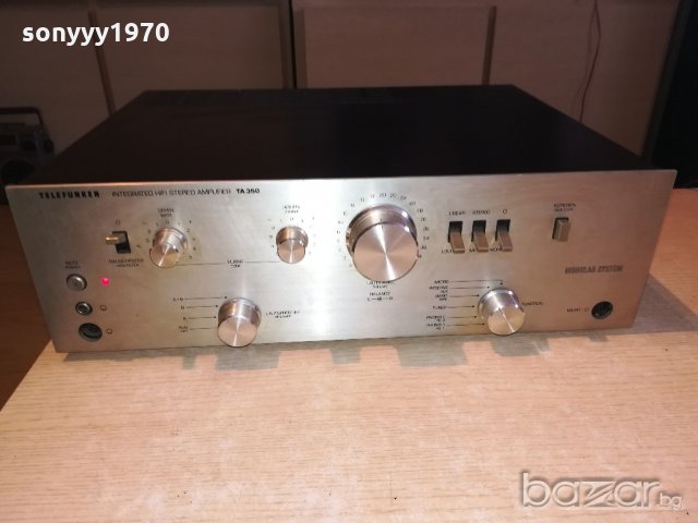 telefunken ta350 hifi amplifier-за ремонт-внос швеицария, снимка 5 - Ресийвъри, усилватели, смесителни пултове - 21305324