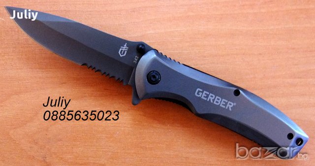 Сгъваем нож Gerber 342 / 342В /, снимка 3 - Ножове - 9383583