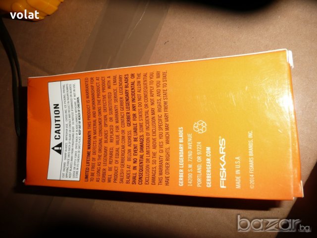 Нож сгъваем ГЕРБЕР Bear Grylls, снимка 6 - Екипировка - 20751503