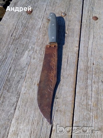 Старинен нож, снимка 5 - Антикварни и старинни предмети - 17998850