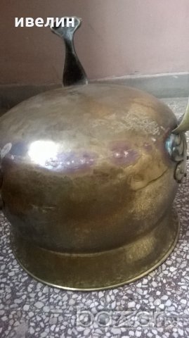 стар меден съд-мангал, снимка 6 - Антикварни и старинни предмети - 18485722