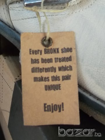 Bronx, нови ботуши, естествена кожа, 37 номер, сиви, снимка 5 - Дамски ботуши - 7544937