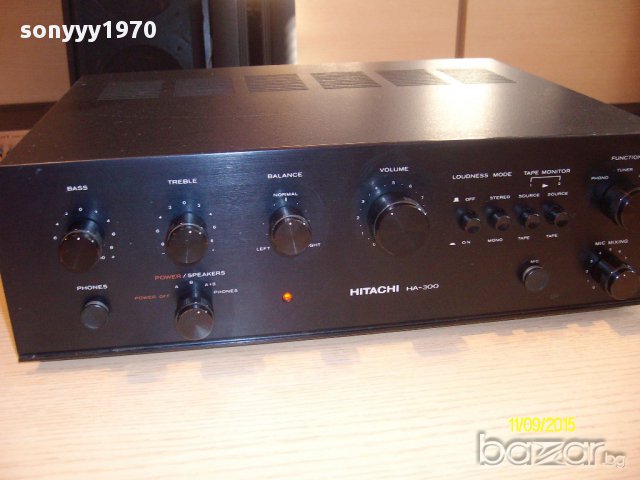 hitachi ha-300-made in japan- stereo amplifier-внос швеицария, снимка 2 - Ресийвъри, усилватели, смесителни пултове - 11862796