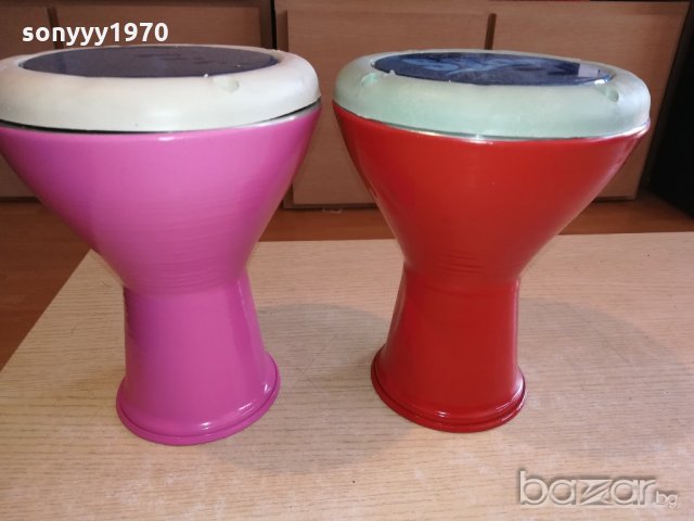 тарамбуки-КАФЯВА/СИНЯ/ЗЕЛЕНА/ЧЕРНА/розова или червена-26х17см-от сирия, снимка 4 - Ударни инструменти - 21284189