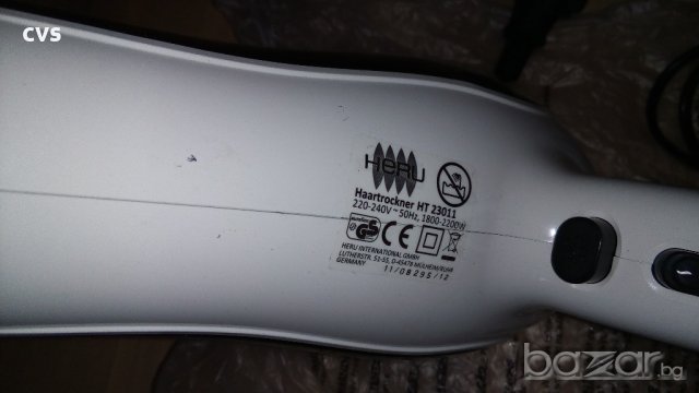 Сешоар с дифузер 2200W, 2 скорости, 3 степени на темп. - нови, немски! , снимка 9 - Сешоари - 19259436