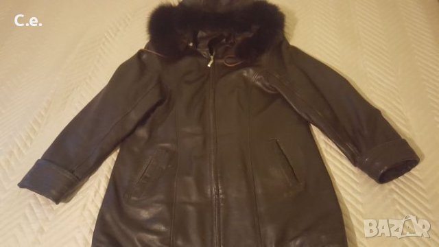 Кожено яке, снимка 5 - Якета - 23771087
