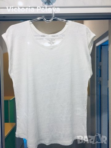 Ленена тениска MILA BRANT, снимка 3 - Тениски - 24862562