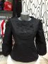 Дамска блуза с камъни, снимка 1 - Блузи с дълъг ръкав и пуловери - 16143127
