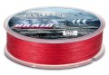 Четиринишково плетено влакно - AQUANTIC Sea Braid -300 м, червено, снимка 2