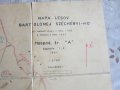 Стара карта върху плат 1932, снимка 4