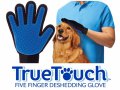 TRUE TOUCH - масажираща ръкавица-гребен която маха ненужните косми на  кучето или котката, снимка 1 - За кучета - 16754345